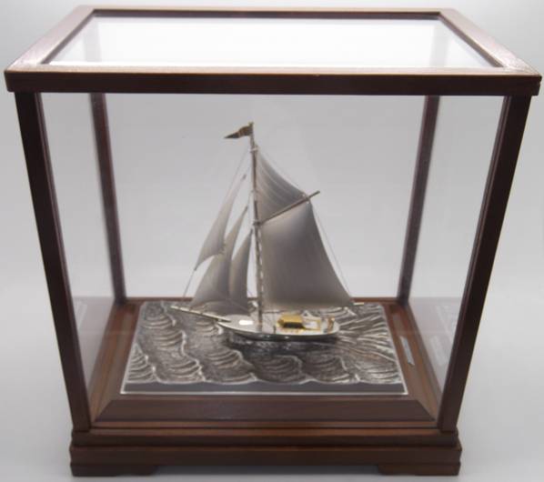 Solid Sterling Silver Ship By Seki Takehiko Japan | E.J.