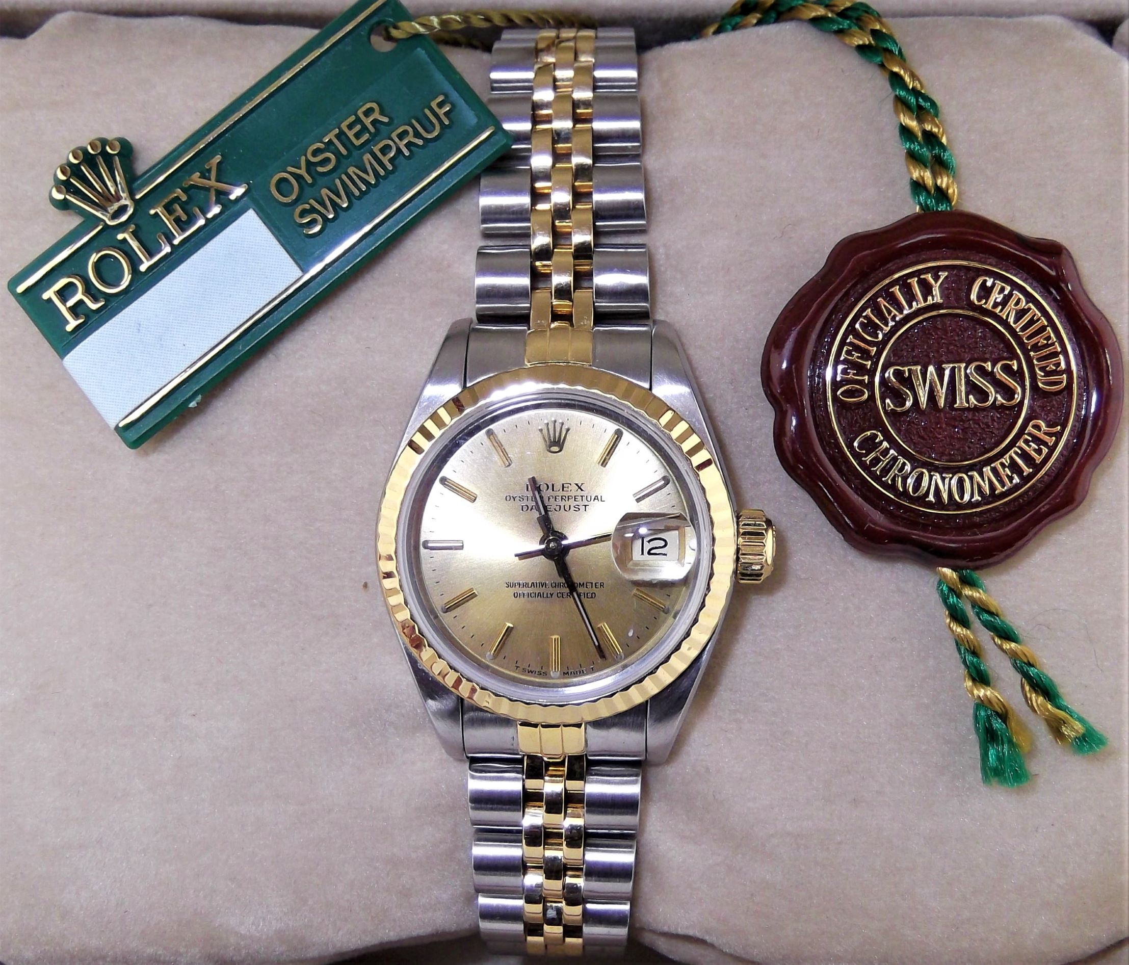 rolex oyster swimpruf datejust