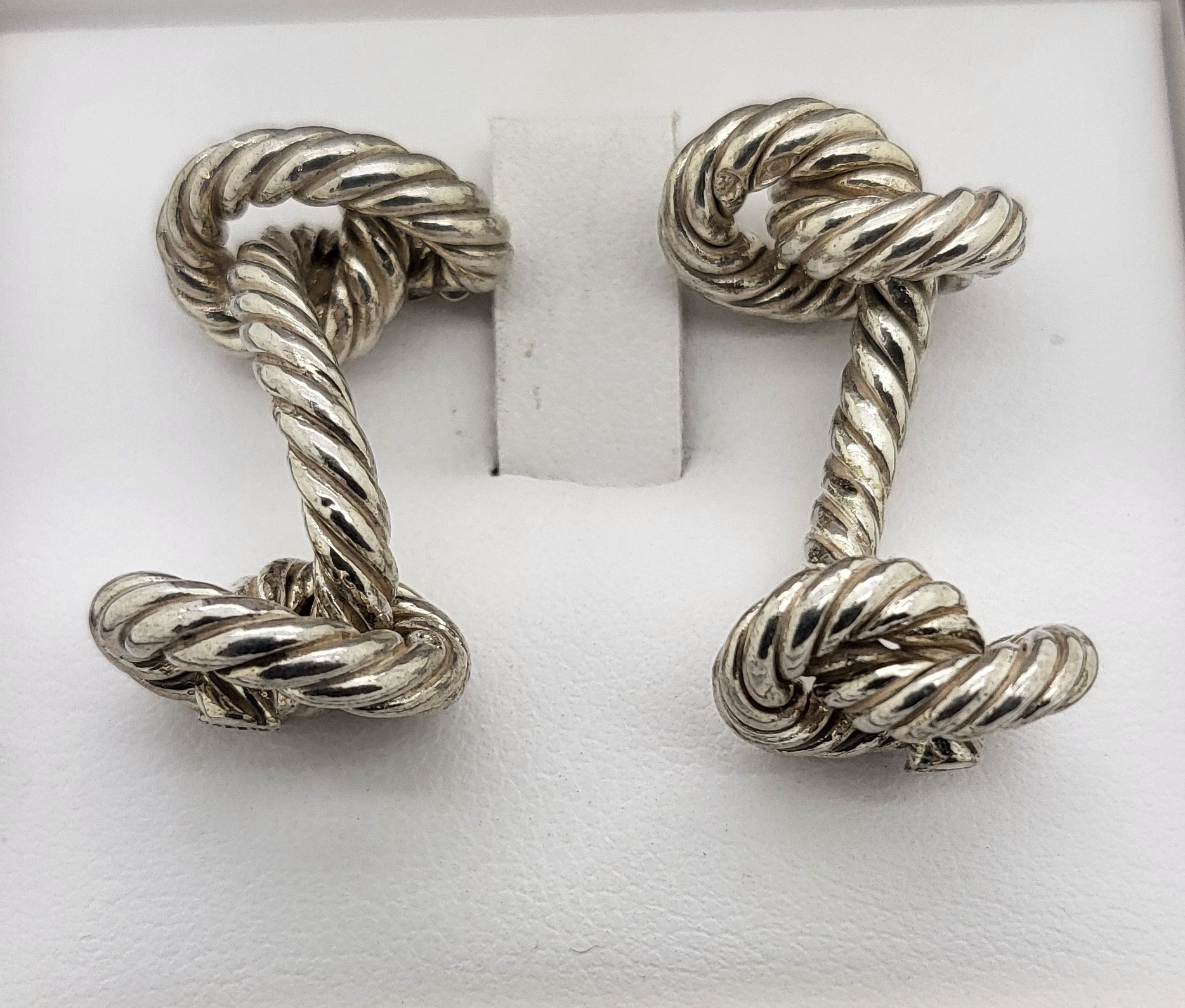 小物 Hermes Silver 925 Cufflinks Hermes Cufflinks Silver 925 Vintage Silver Men's Accessories