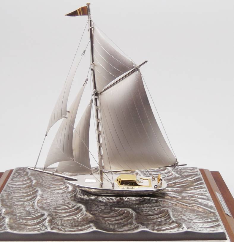 Solid Sterling Silver Ship By Seki Takehiko Japan | E.J.